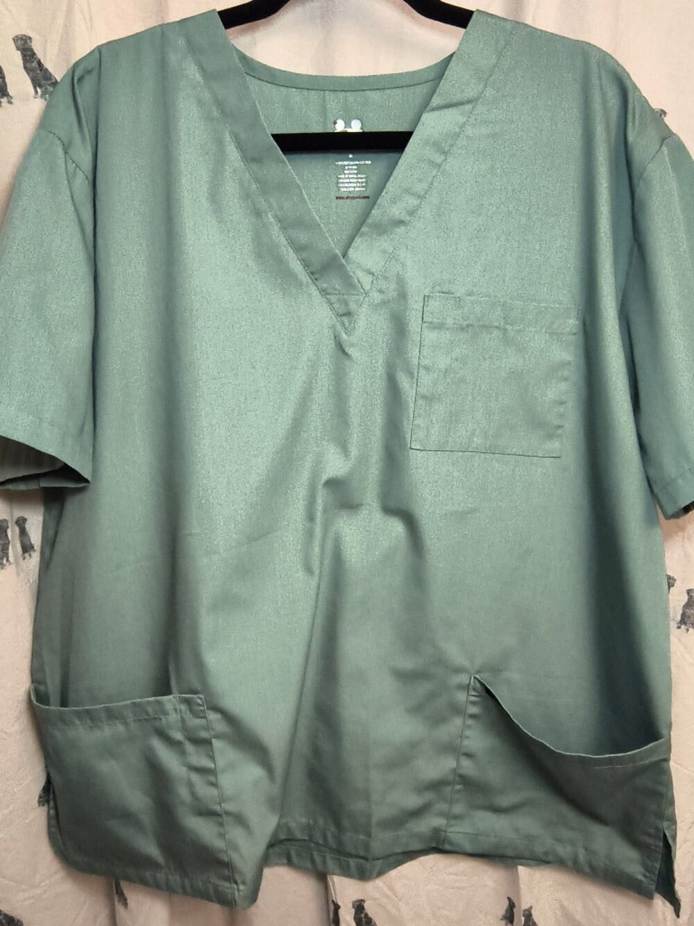 DAGACCI Sage Scrub Top [N0043]